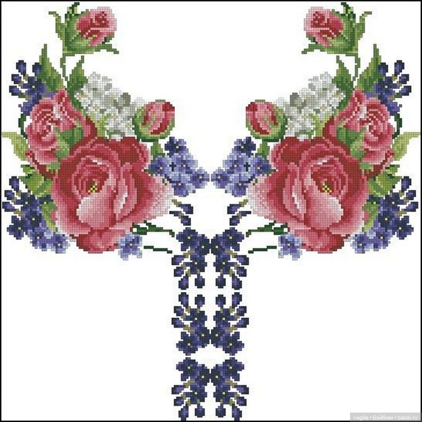 Ещё вышиванки, правда без схем, но вполне читаемы