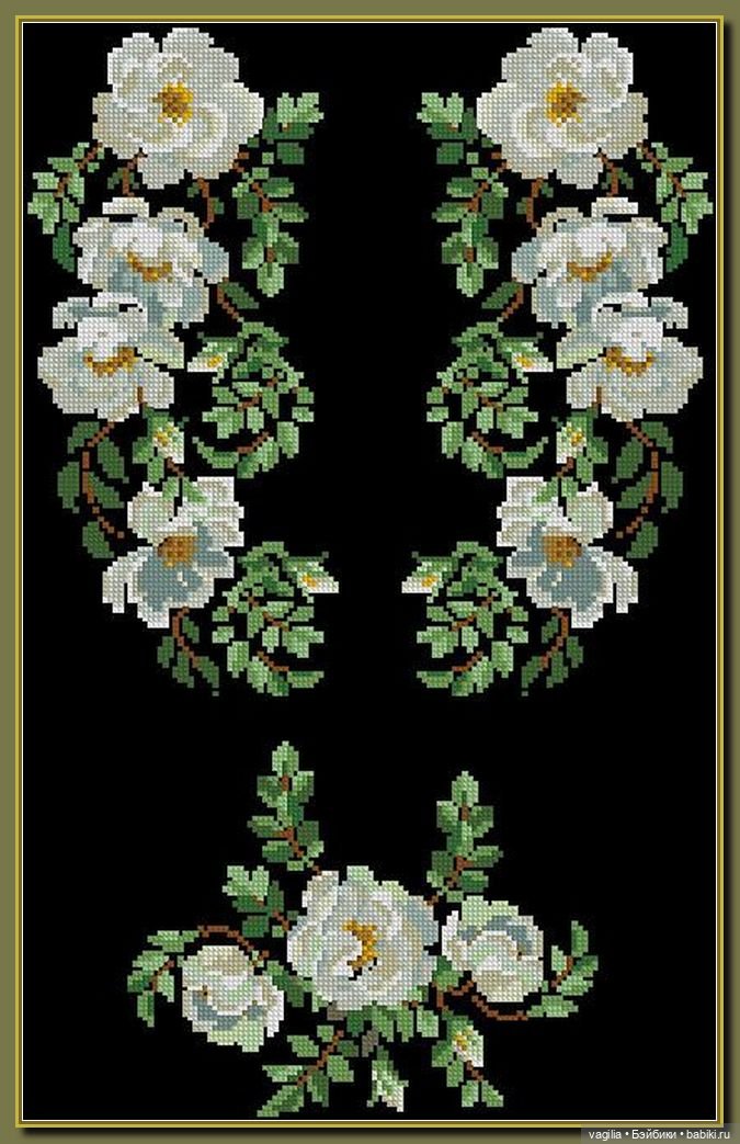 Ещё вышиванки, правда без схем, но вполне читаемы (фото 6)