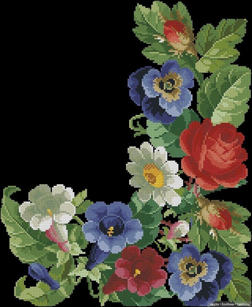 Ещё вышиванки, правда без схем, но вполне читаемы