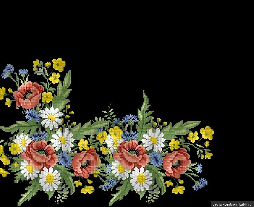 Ещё вышиванки, правда без схем, но вполне читаемы