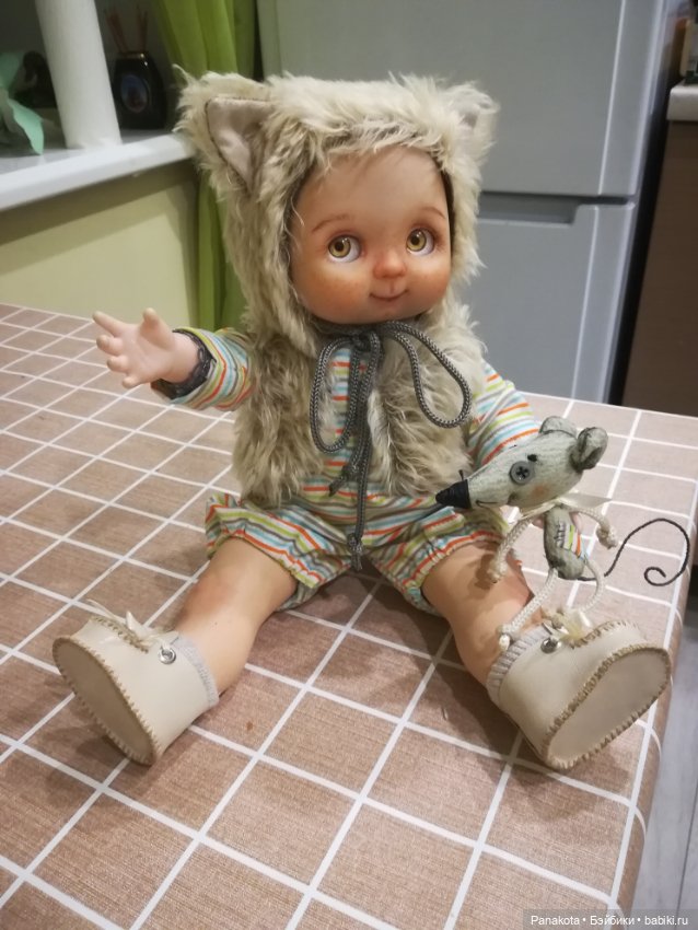 Кто сказал "мяу" — Реставрация и преображение кукол: ремонт (фото 7)