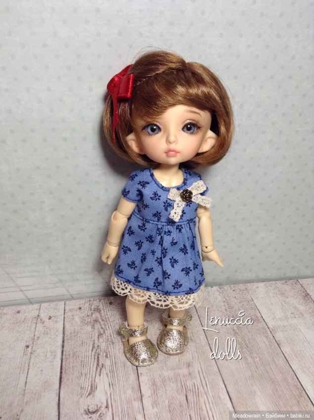 Оттенки синего — Одежда и обувь для кукол BJD (БЖД): 1/3 (фото 3)