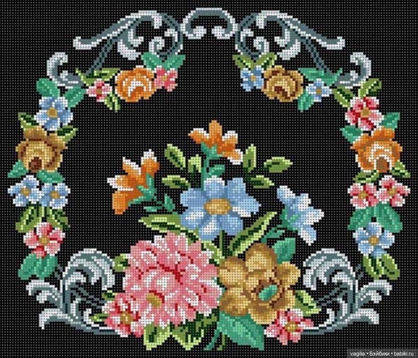 Сумочки крестом — Схемы вышивки крестом: фото узоров (фото 5)