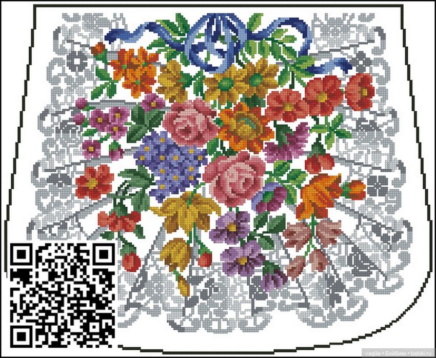 Сумочки крестом — Схемы вышивки крестом: фото узоров (фото 2)