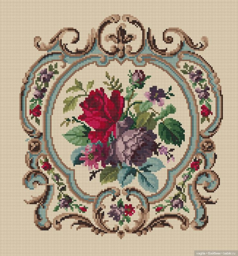 Сумочки крестом — Схемы вышивки крестом: фото узоров (фото 9)