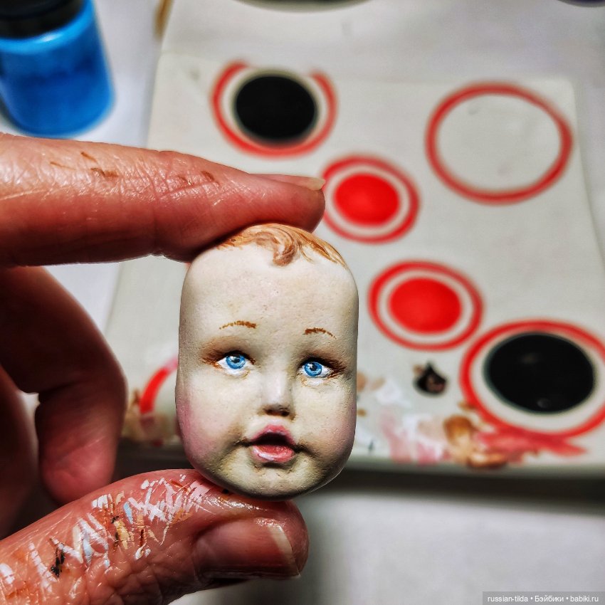 Антикварные куколки в лицах (фото 6)