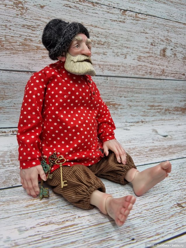 Дедули — Авторские шарнирные куклы своими руками: лепка (фото 7)