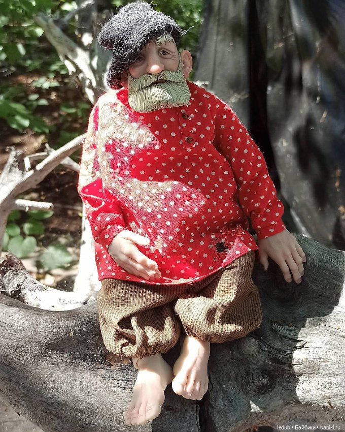 Дедули — Авторские шарнирные куклы своими руками: лепка (фото 4)