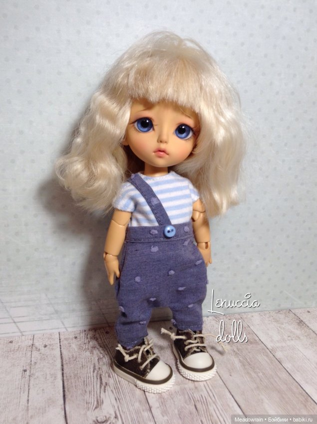 Настроение цвета "Деним" — Одежда и обувь для кукол BJD (БЖД): 1/3 (фото 3)