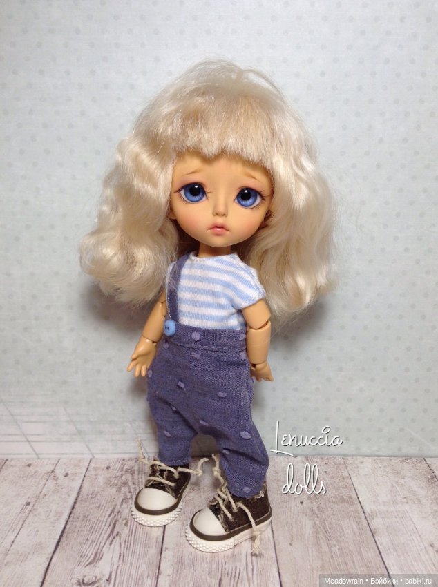 Настроение цвета "Деним" — Одежда и обувь для кукол BJD (БЖД): 1/3 (фото 2)