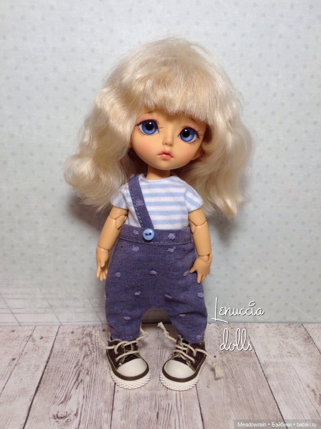 Настроение цвета "Деним" — Одежда и обувь для кукол BJD (БЖД): 1/3