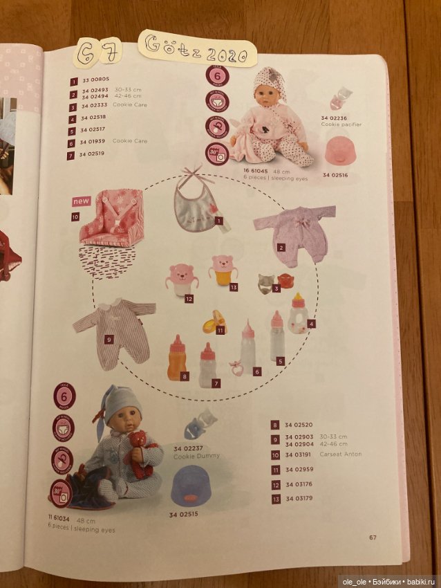 Каталог игровых кукол Готц Gotz 2020 часть 2