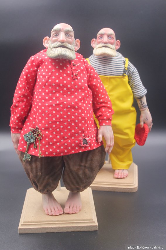 Моряк-рыбак. Будуарная кукла Лели Дубровиной