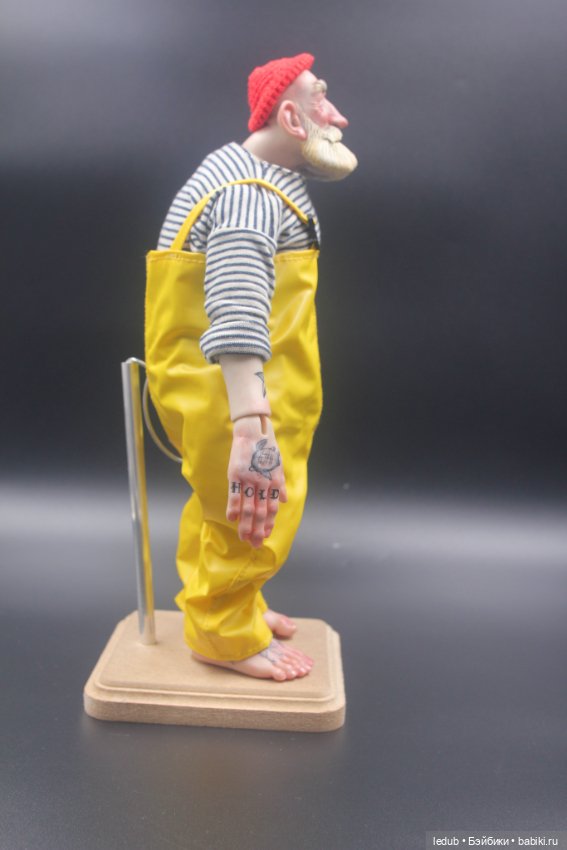 Моряк-рыбак. Будуарная кукла Лели Дубровиной