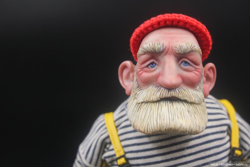 Моряк-рыбак. Будуарная кукла Лели Дубровиной