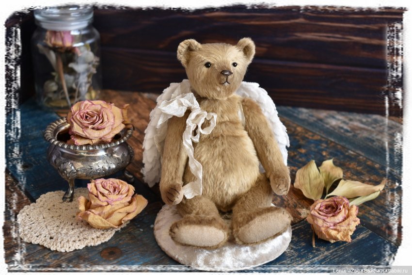 У меня новый мишка "Рождественский Ангел"