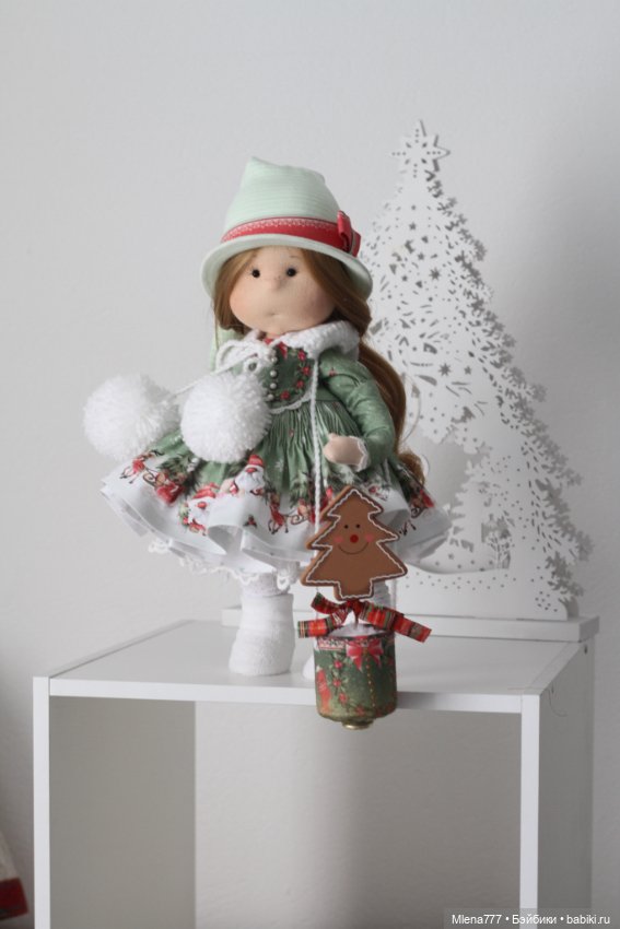 Новогодняя кукла — Авторские текстильные куклы: Вальдорфские (фото 3)