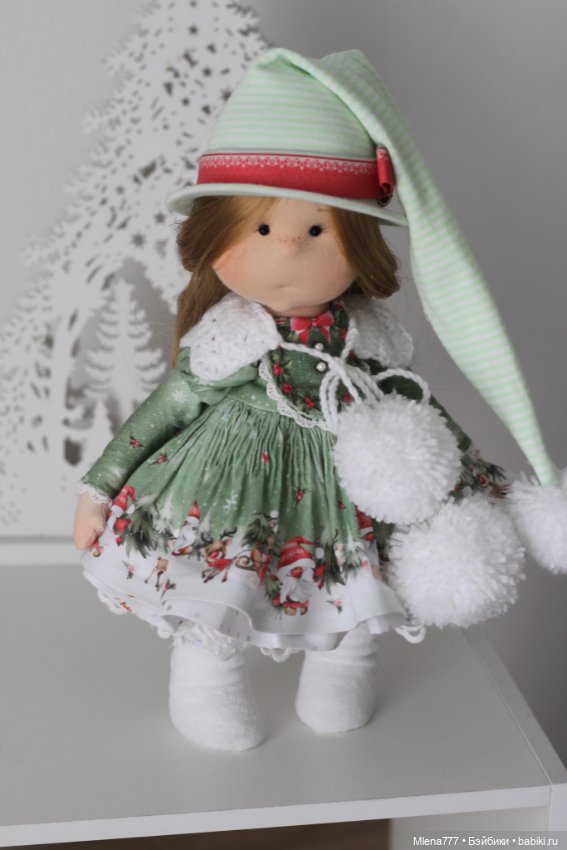 Новогодняя кукла — Авторские текстильные куклы: Вальдорфские (фото 2)