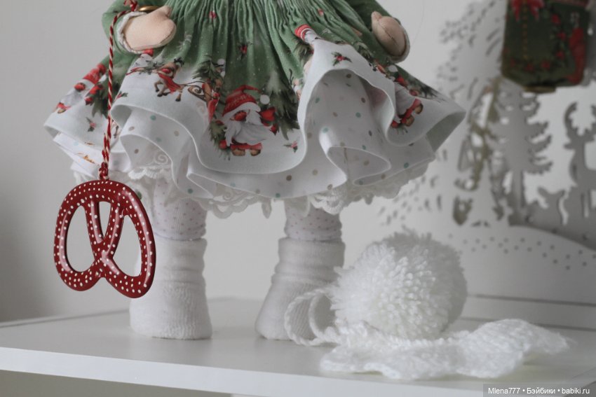 Новогодняя кукла — Авторские текстильные куклы: Вальдорфские (фото 5)