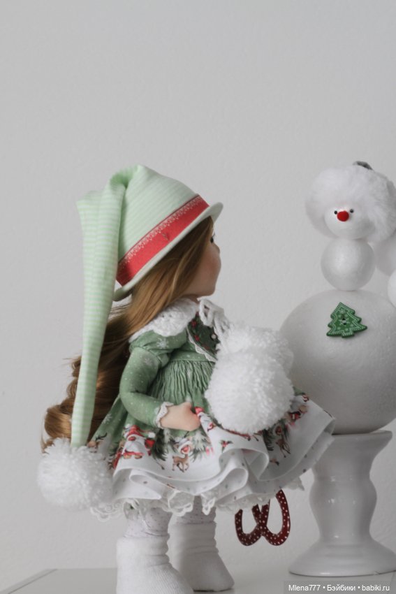 Новогодняя кукла — Авторские текстильные куклы: Вальдорфские (фото 4)