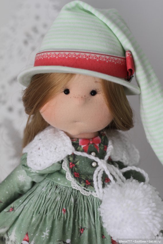 Новогодняя кукла — Авторские текстильные куклы: Вальдорфские