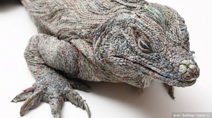 Животные из газет от художницы Chie Hitotsuyama