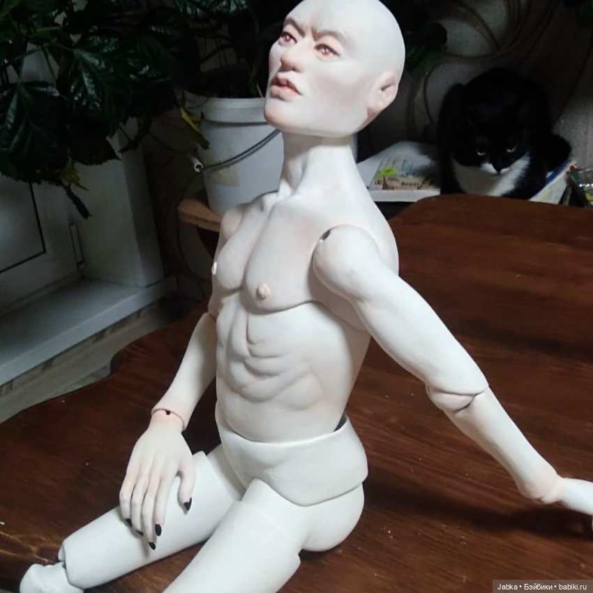 Первая примерка и выводы — Авторские шарнирные куклы своими руками: лепка (фото 4)