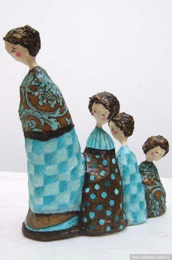 Уютные создания из папье-маше от Delphine Blais