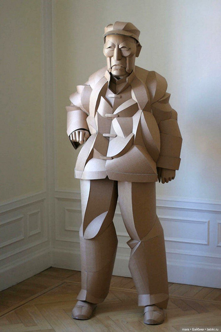 Картонные скульптуры, автор Warren King (фото 10)