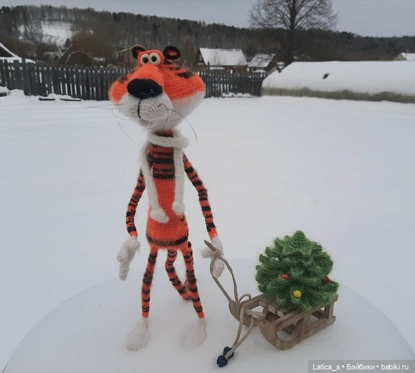 Тигр Тимофей — Вязаные игрушки и амигуруми: крючком (фото 7)