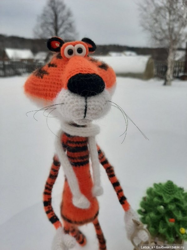 Тигр Тимофей — Вязаные игрушки и амигуруми: крючком (фото 6)