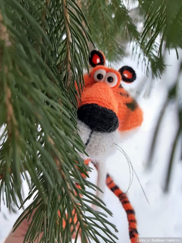 Тигр Тимофей — Вязаные игрушки и амигуруми: крючком