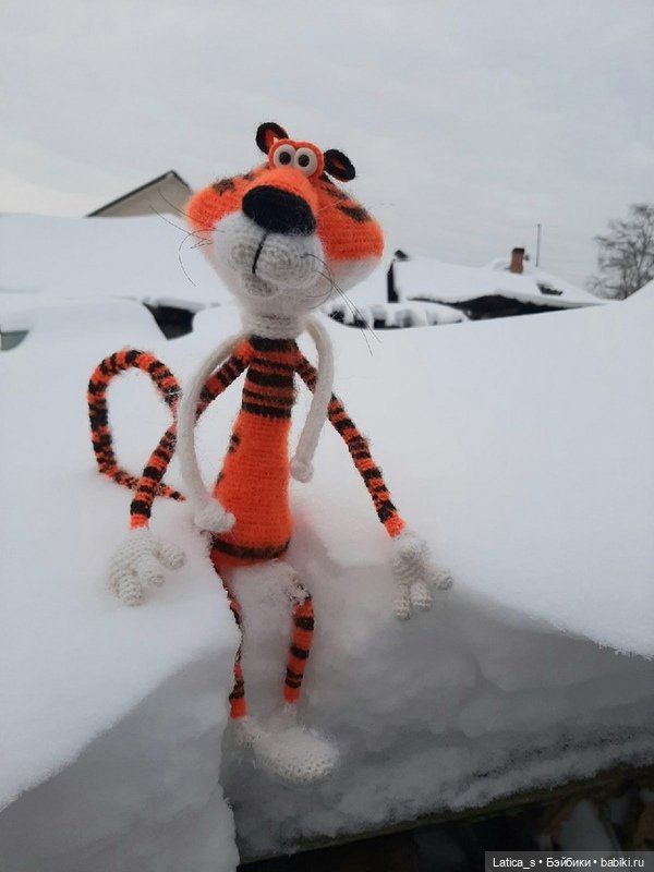 Тигр Тимофей — Вязаные игрушки и амигуруми: крючком (фото 10)