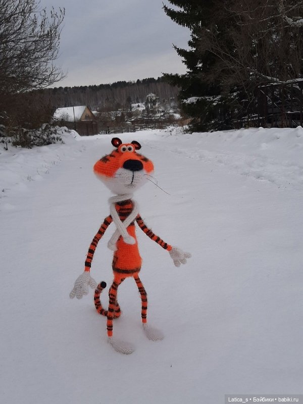 Тигр Тимофей — Вязаные игрушки и амигуруми: крючком (фото 5)