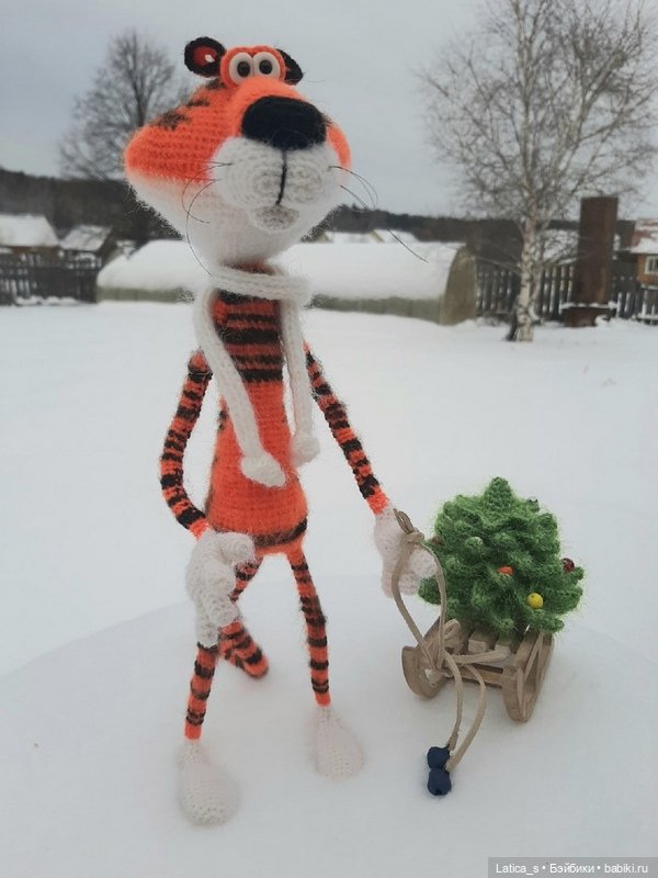 Тигр Тимофей — Вязаные игрушки и амигуруми: крючком (фото 9)