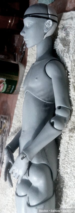 Мм мальчик. Процесс 4 — Авторские шарнирные куклы своими руками: лепка (фото 8)