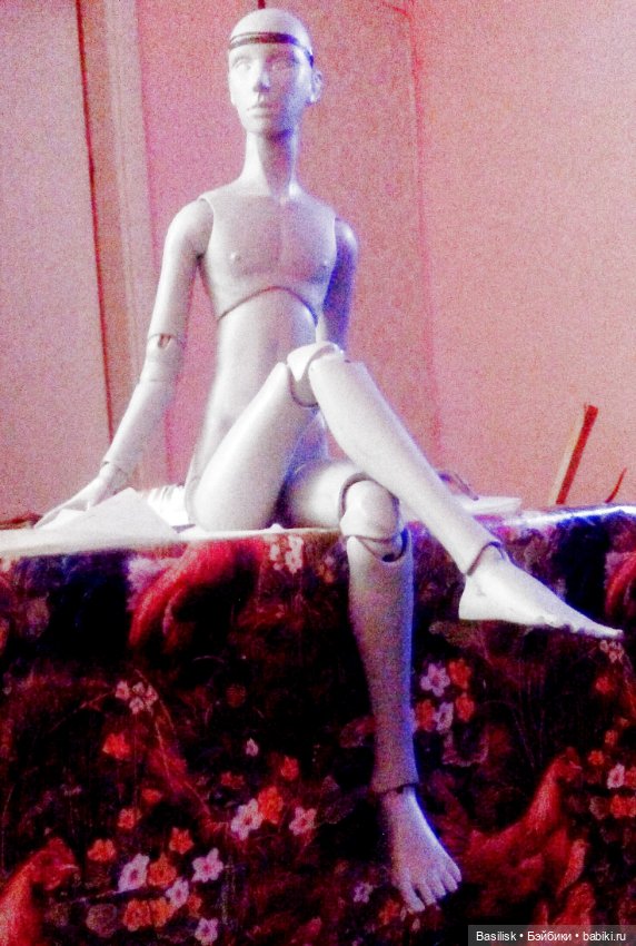 Мм мальчик. Процесс 4 — Авторские шарнирные куклы своими руками: лепка (фото 10)