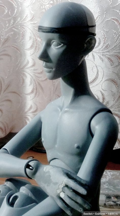 Мм мальчик. Процесс 4 — Авторские шарнирные куклы своими руками: лепка (фото 4)