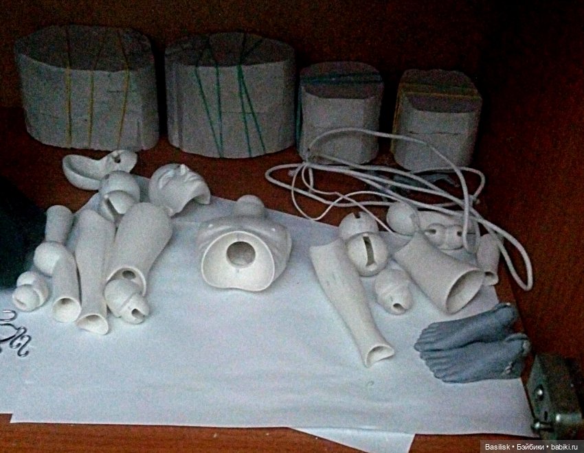 Мм мальчик. Процесс 4 — Авторские шарнирные куклы своими руками: лепка (фото 6)