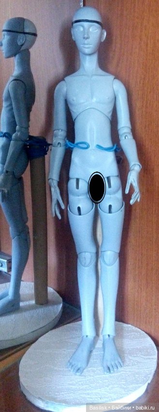 Мм мальчик. Процесс 4 — Авторские шарнирные куклы своими руками: лепка (фото 3)