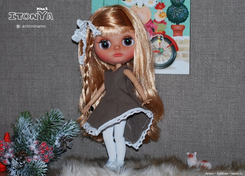 Зимний Аутфит для Лизы — Куклы Blythe (Блайз) ООАК: кастом (фото 3)