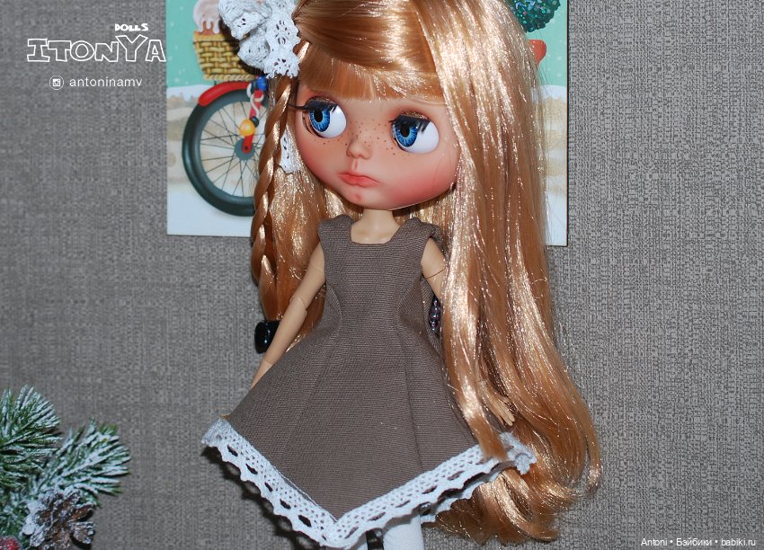Зимний Аутфит для Лизы — Куклы Blythe (Блайз) ООАК: кастом (фото 4)