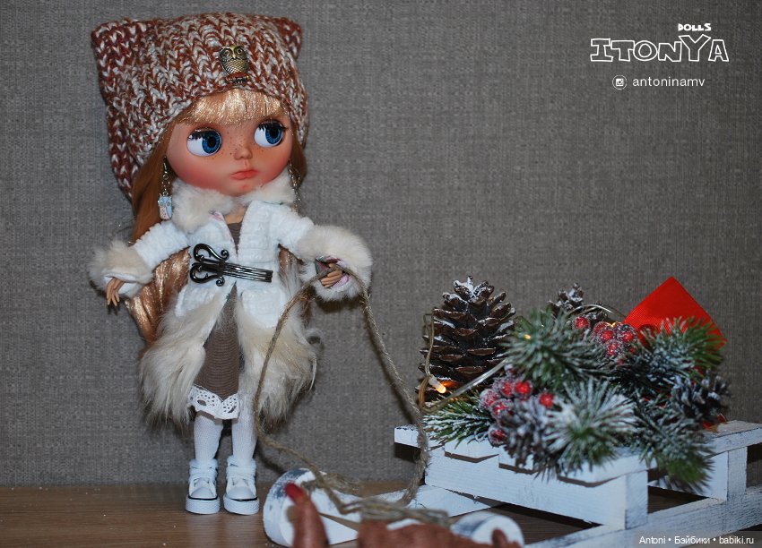 Зимний Аутфит для Лизы — Куклы Blythe (Блайз) ООАК: кастом (фото 10)