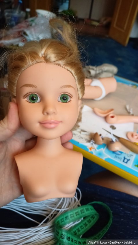 Перетяжка куклы, первый опыт (фото 3)