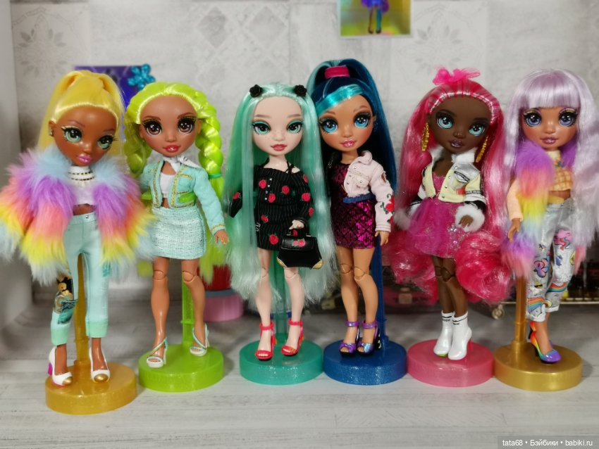 One shot на тему радуги — Куклы Rainbow High (Рейнбоу Хай