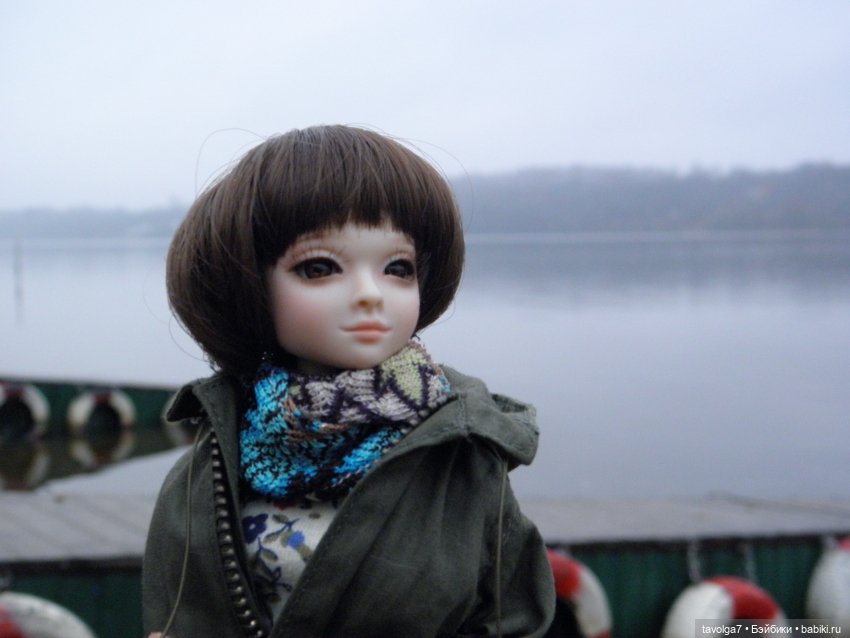 Ноябрьский туман в Плёсе — Куклы Milim Studio (Милим): российские БЖД (фото 7)