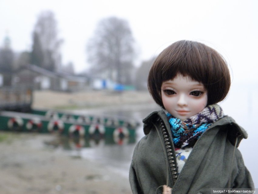 Ноябрьский туман в Плёсе — Куклы Milim Studio (Милим): российские БЖД (фото 3)