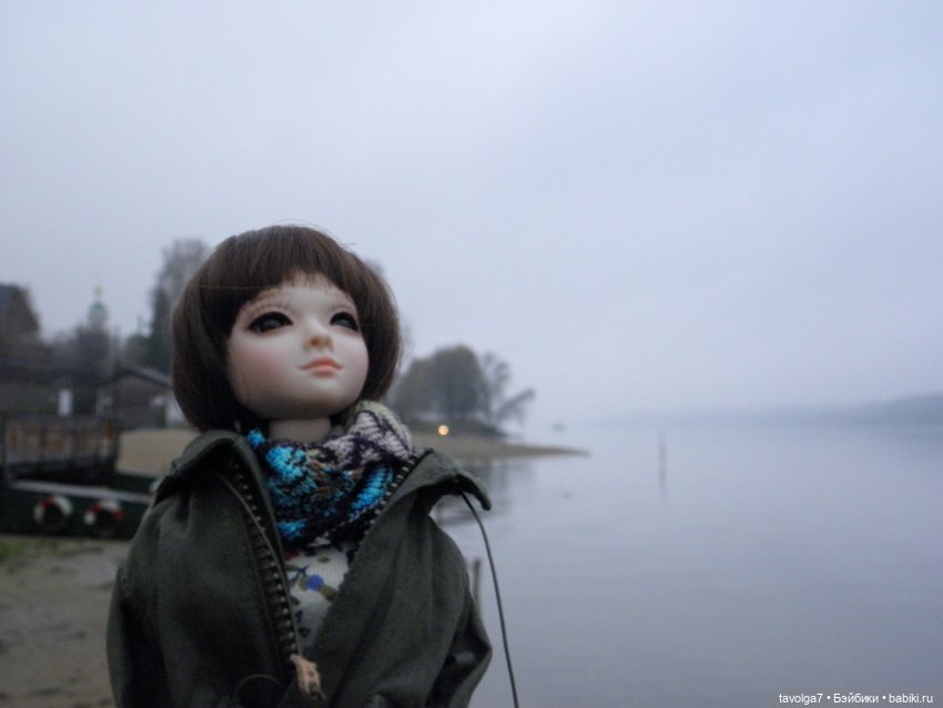 Ноябрьский туман в Плёсе — Куклы Milim Studio (Милим): российские БЖД (фото 5)