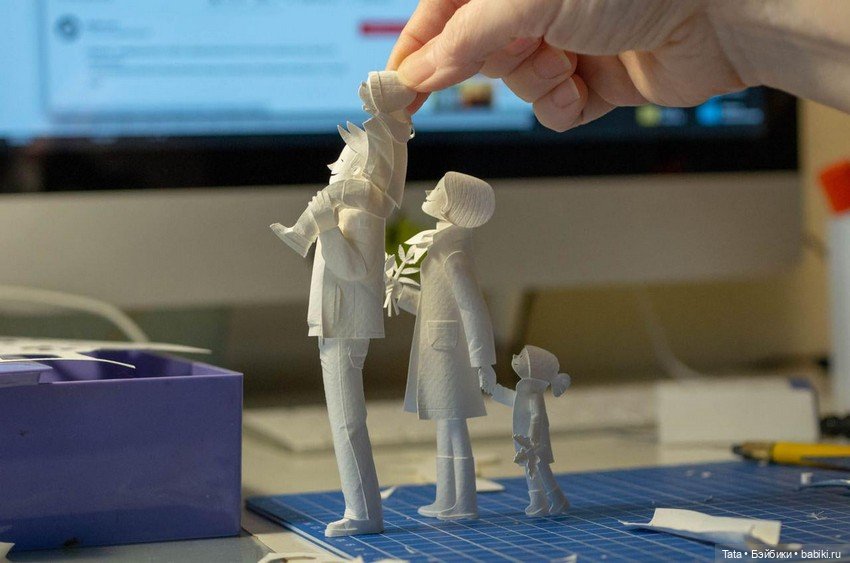 Бумажные работы - "Тоже люди" (фото 4)