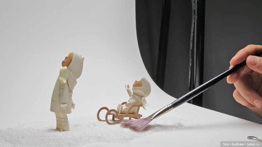 Бумажные работы - "Тоже люди"